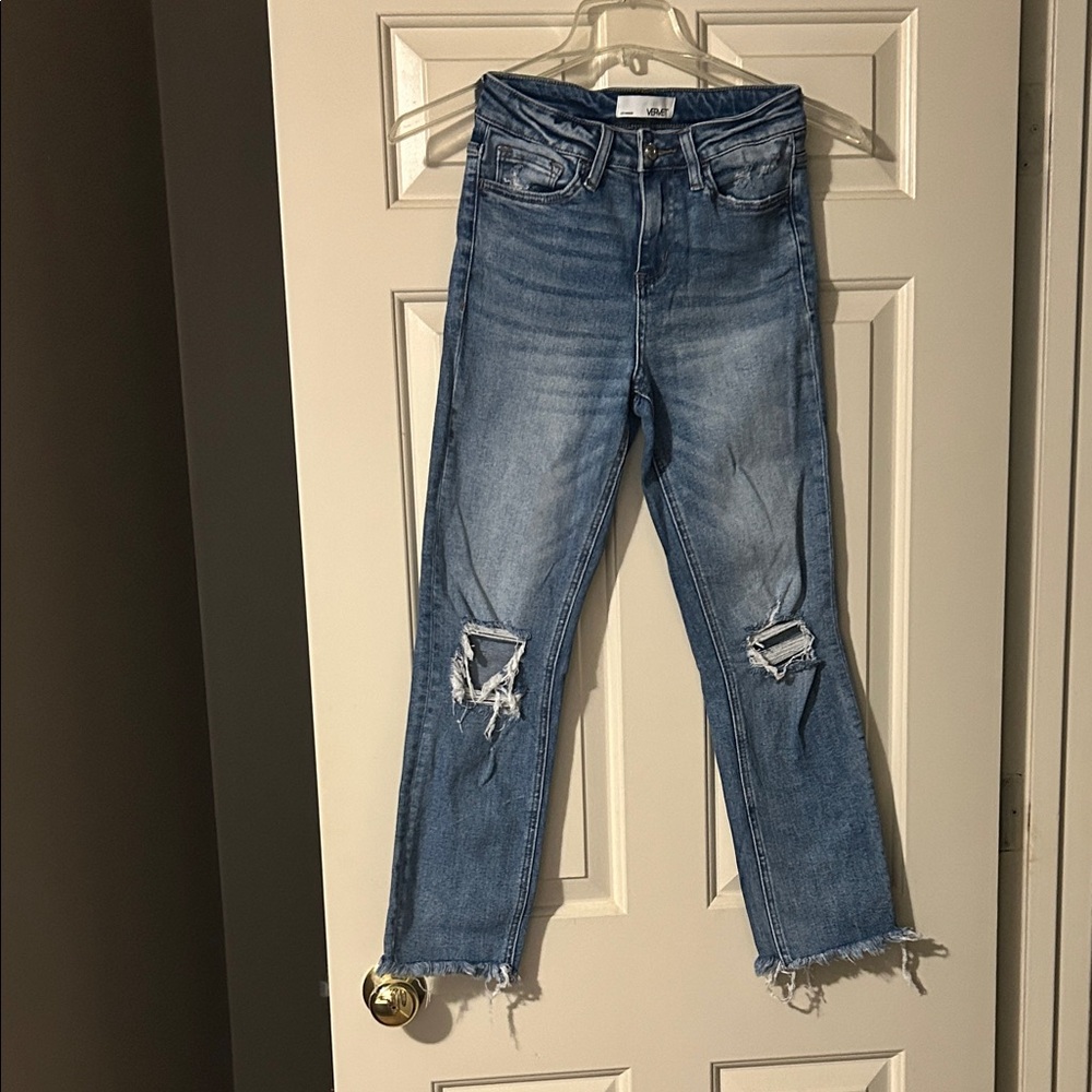 Vervet Cropped Straight Leg Women's Jeans